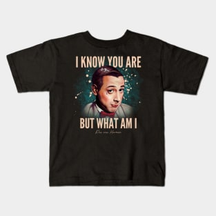 Pee wee Original Aesthetic Tribute 〶 Kids T-Shirt